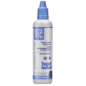 Лосьон Doctor VIC для очищения шерсти собак и кошек от слёзных пятен, 60 мл