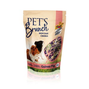 Pet's Brunch Корм сухой для морских свинок, 400г