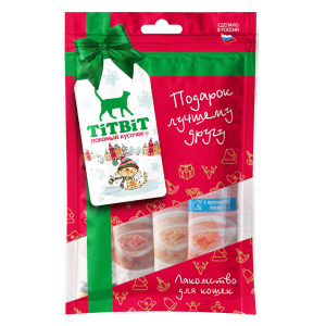 Крем-суп для кошек 4 вкуса (Новогодняя коллекция) 40г