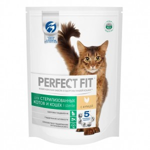Perfect Fit для стерилизованных кошек (Курица), 10 кг