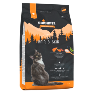 Chicopee HNL Корм сухой для взрослых кошек, для здоровья кожи и шерсти, 1,5кг