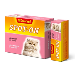 Amstrel Spot-on Биокапли антипаразитарные для котят и кошек, 1мл