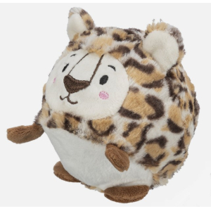 Игрушка "TRIXIE" для собак в виде мячика "Леопард", с пищалкой, 13 см