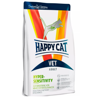 Happy Cat VET Корм сухой для кошек, при пищевой аллергии и кормовой непереносимости, 1кг