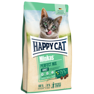 Happy Cat Корм сухой для кошек, для оптимального баланса жизнедеятельности (птица, ягненок, рыба), 4кг