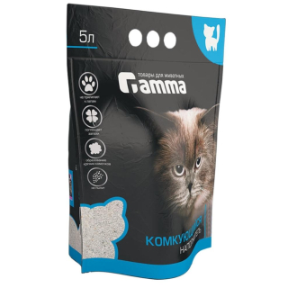 Gamma Наполнитель комкующийся бентонитовый, 5л