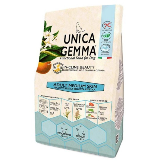 Unica Gemma для средних пород, здоровье кожи и шерсти, 2кг