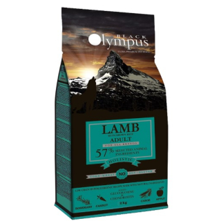 Black Olympus Adult All Breeds Низкозерновой корм для взрослых собак всех пород (Ягненок), 2 кг