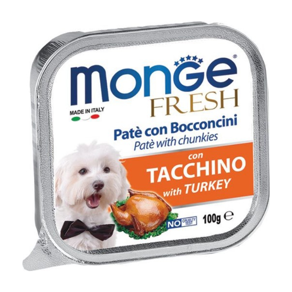 Monge Dog Fresh для собак с индейкой,100гр