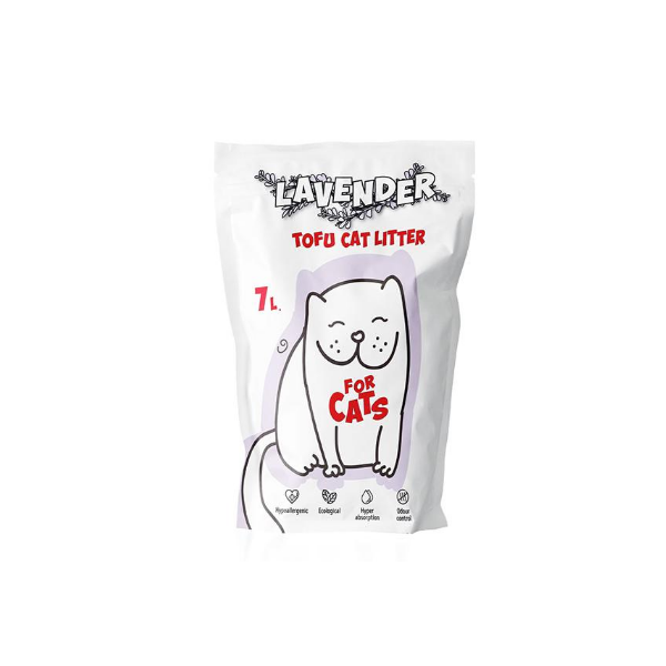FOR CATS Наполнитель Tofu Natural (лаванда)