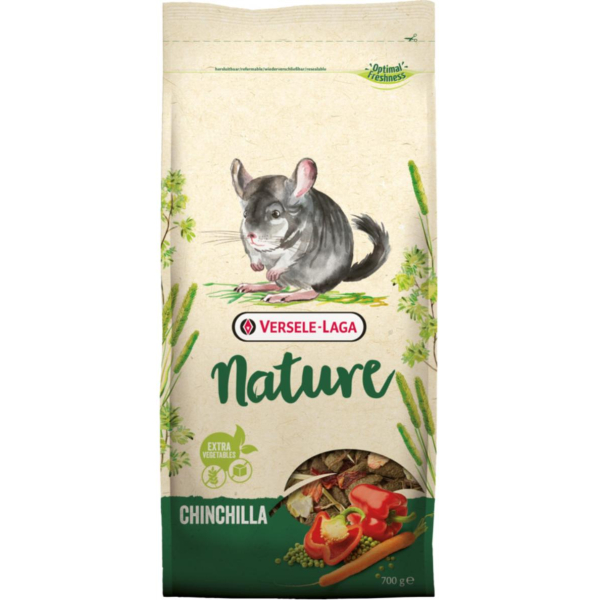 Versele Laga Chinchilla Nature Основной корм с овощами и витаминами для шиншилл, 700г