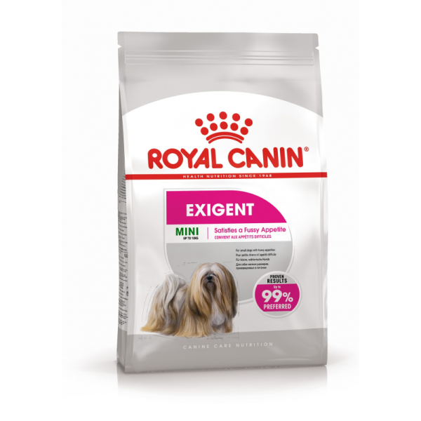 Royal Canin Mini Exigent Корм сухой для взрослых собак мелких размеров привередливых в питании