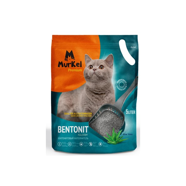 Murkel Наполнитель бентонитовый Алое вера 4кг (5л)