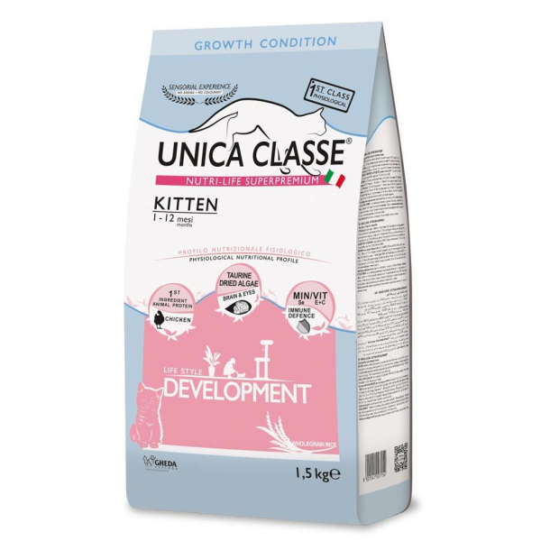 Unica Classe Kitten Development (Курица) Сухой корм для котят