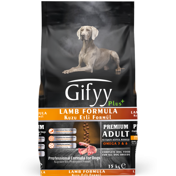 Gifyy Premium Adult Dog Food with Lamb сухой корм для собак 15кг ягненок