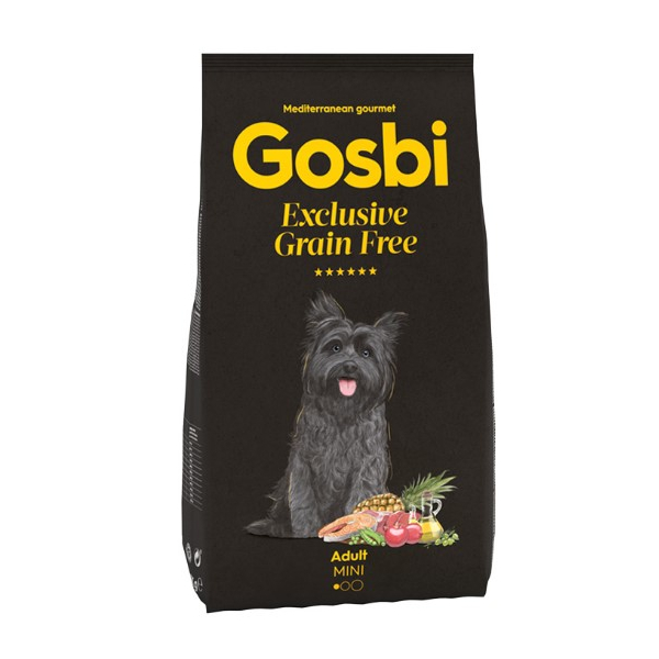 GOSBI EXCLUSIVE GRAIN FREE ADULT MINI сухой корм для собак мелких пород, беззерновой 7кг