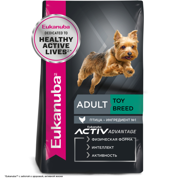 Eukanuba Корм сухой для взрослых собак миниатюрных пород (птица)