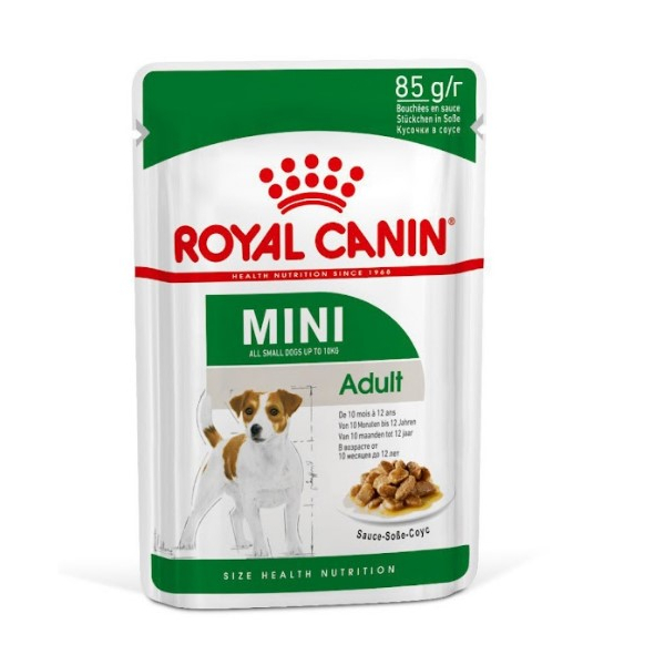 Royal Canin Mini Adult Корм консервированный для взрослых собак мелких размеров до 12 лет, 85 г