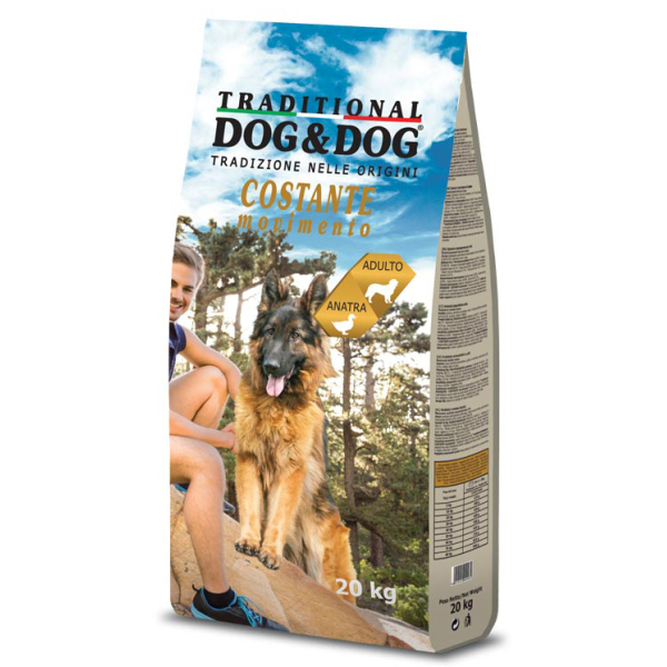 Dog&Dog Корм сухой для собак (утка), 20кг