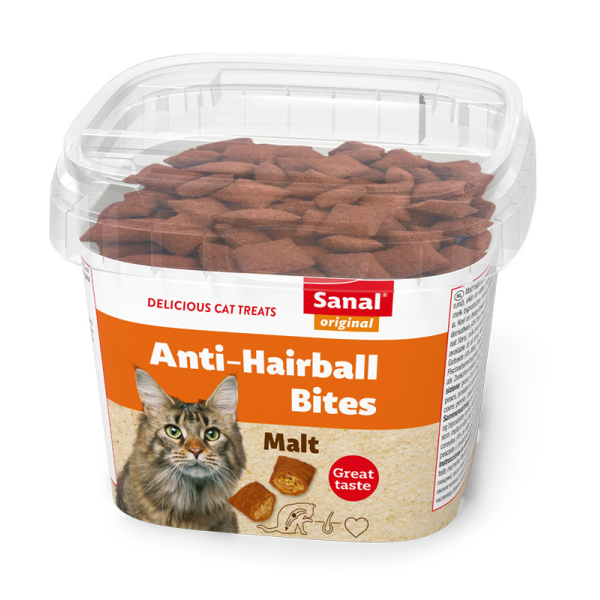 Sanal Лакомство для кошек, подушечки для выгонки шерсти, 75г