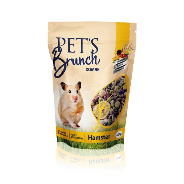 Pet's Brunch Корм сухой для хомяков, 400г