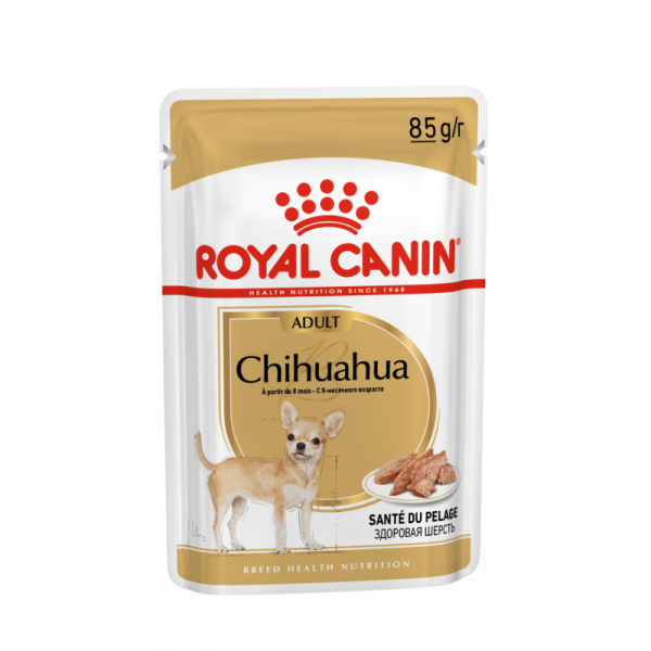Royal Canin Chihuahua Adult Корм для взрослых собак породы Чихуахуа от 8 месяцев в паштете, 85 г