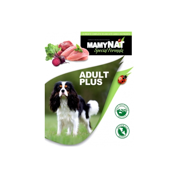 MamyNat Корм сухой для собак всех пород (говядина, курица), 20кг