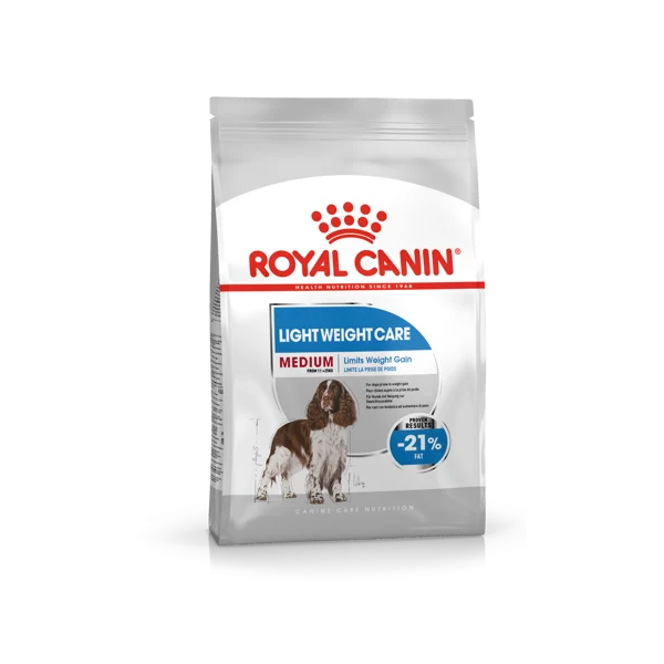 Royal Canin Medium Light Weight Care Корм сухой для взрослых и стареющих собак средних размеров, склонных к набору лишнего веса, 3 кг