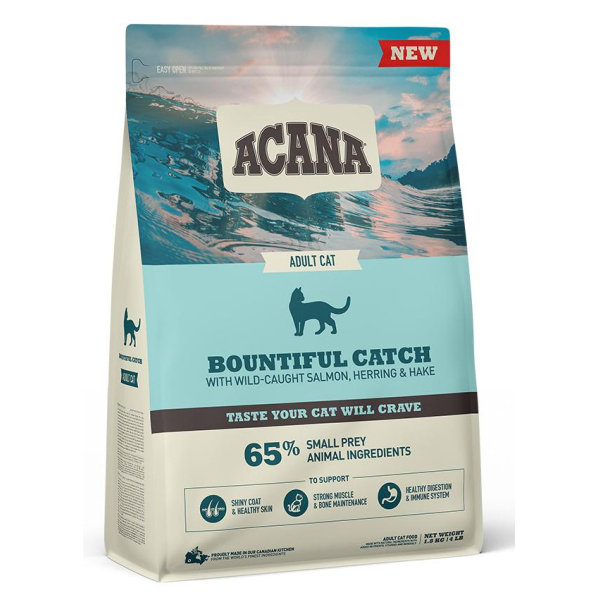Acana Корм сухой низкозерновой для кошек всех пород (рыба)