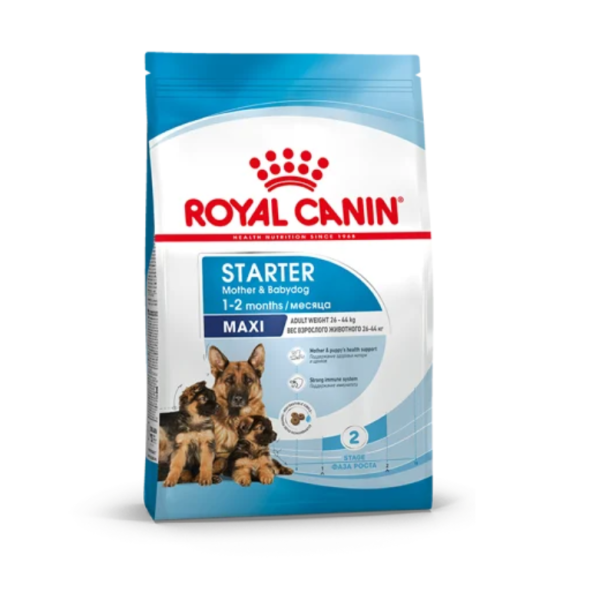 Royal Canin Maxi Starter Корм сухой для собак в конце беременности и в период лактации или для щенков до 2-х месяцев