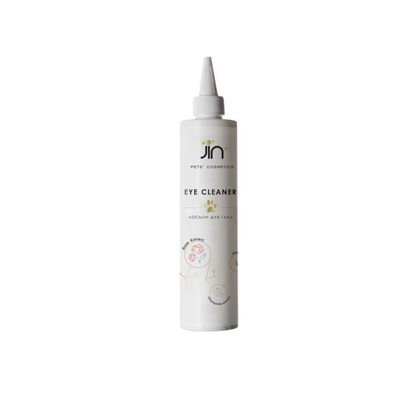 JIN Eye Cleaner Лосьон для очищения глаз собак и кошек, 250мл