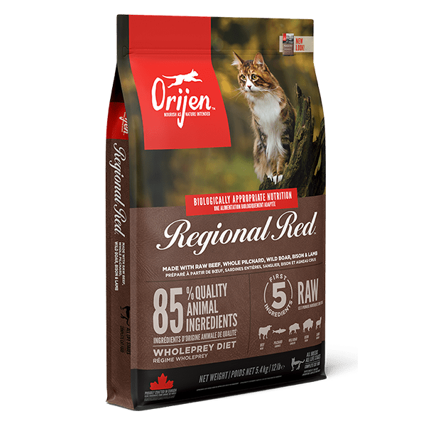 Orijen Regional Red Корм сухой беззерновой для взрослых кошек, 340г