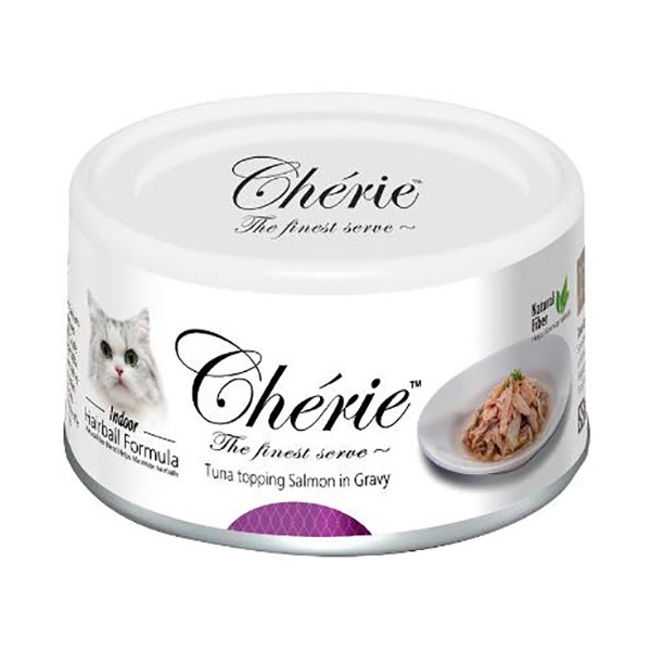 Cherie Hairball тунец с лососем в подливе