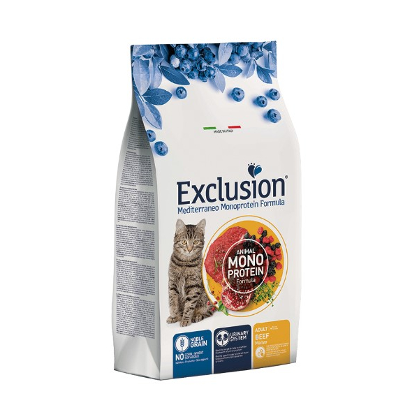 Exclusion Monoprotein Noble Grain Adult Cat сухой корм (Говядина), 300гр