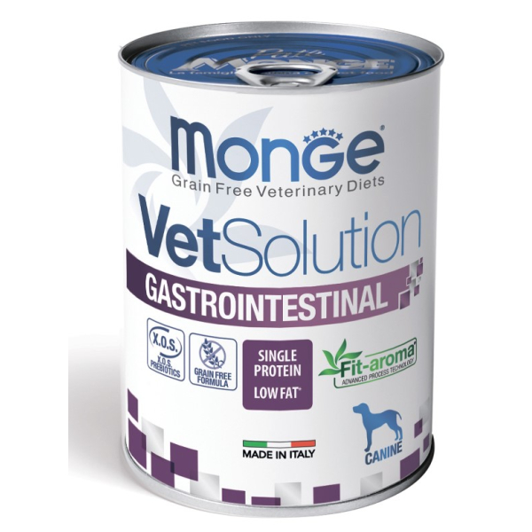 Ветеринарная диета Monge VetSolution Dog Gastrointestinal Гастроинтестинал для собак при заболеваниях ЖКТ, 400 г