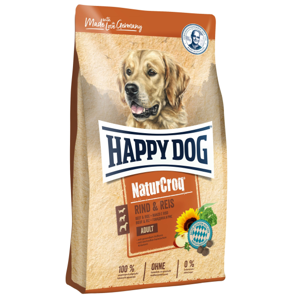Happy Dog Корм сухой для собак всех пород (говядина и рис)