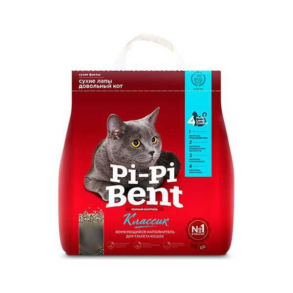 Pi-Pi-Bent Классик Наполнитель комкующийся для кошачьего туалета