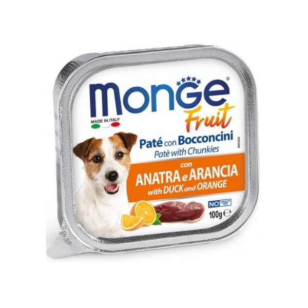 Monge Dog Fresh для собак с уткой и апельсином,100гр