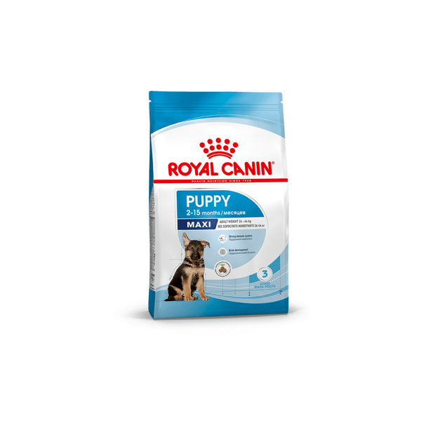 Royal Canin Maxi Puppy Корм сухой для щенков пород крупных размеров (вес 26 - 44 кг) до 15 месяцев, 3кг