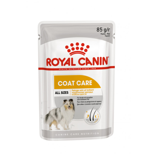 Royal Canin Coat Care Корм консервированный для собак от 10 месяцев, с тусклой и сухой шерстью