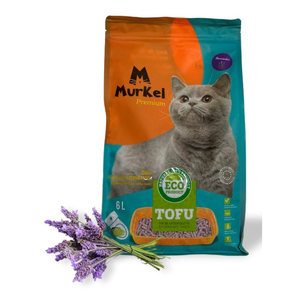 Murkel Наполнитель натуральный TOFU Лаванда 2,6кг (6л)
