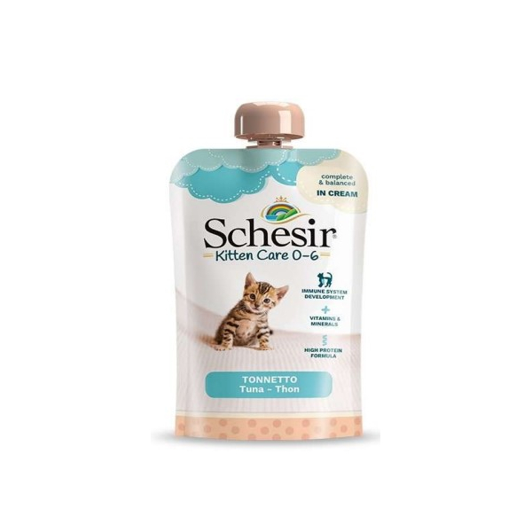 Schesir для котят до 6 месяцев (тунец), 150 гр
