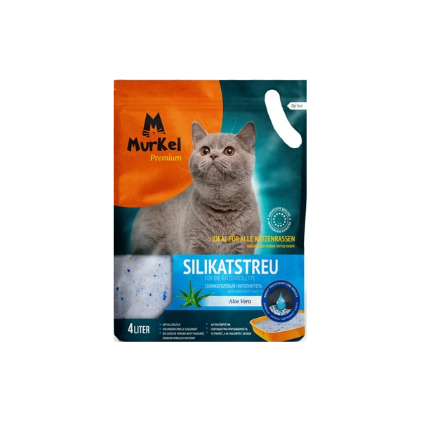 Murkel Наполнитель силикагелевый Алое вера, 1,8кг (4л)