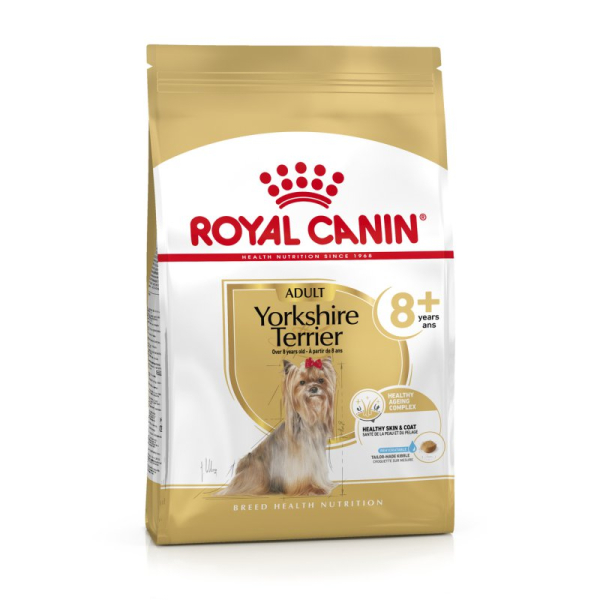 Royal Canin Yorkshire Terrier 8+ Корм сухой для стареющих собак породы Йоркширский Терьер от 8 лет