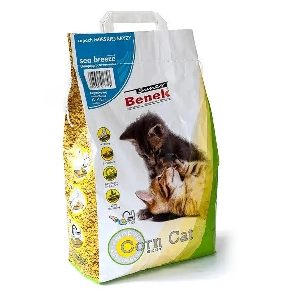 Super Benek "Corn Cat" кукурузный (Морской бриз)