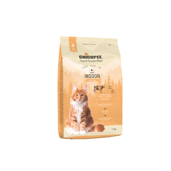 Chicopee CNL Indoor Корм сухой для кошек (говядина)