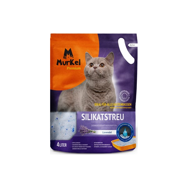 Murkel Наполнитель силикагелевый Лаванда, 1,8кг (4л)