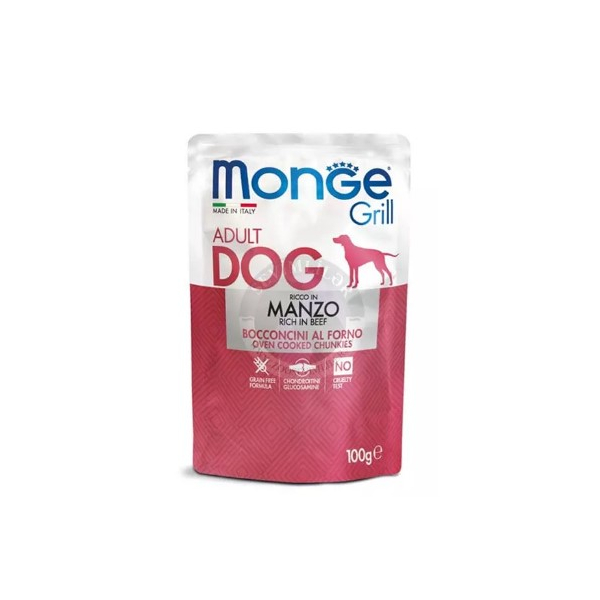 Monge Dog Grill для собак с говядиной,100гр