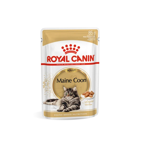 Royal Canin Maine Coon Корм консервированный для кошек породы Мэйн Кун, соус, 85г