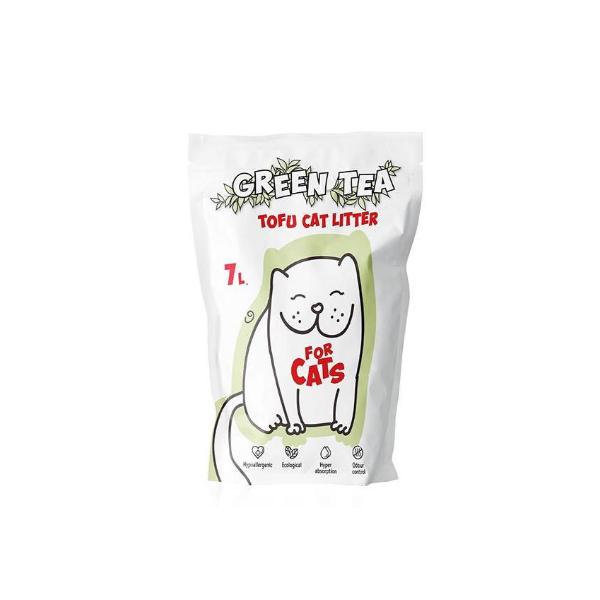 FOR CATS Наполнитель Tofu Natural (зеленый чай)